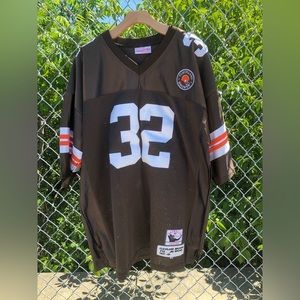 Vintage Cleveland Browns Mitchell & Ness Jim Brown (R.i.P) throwback Jersey Sz56